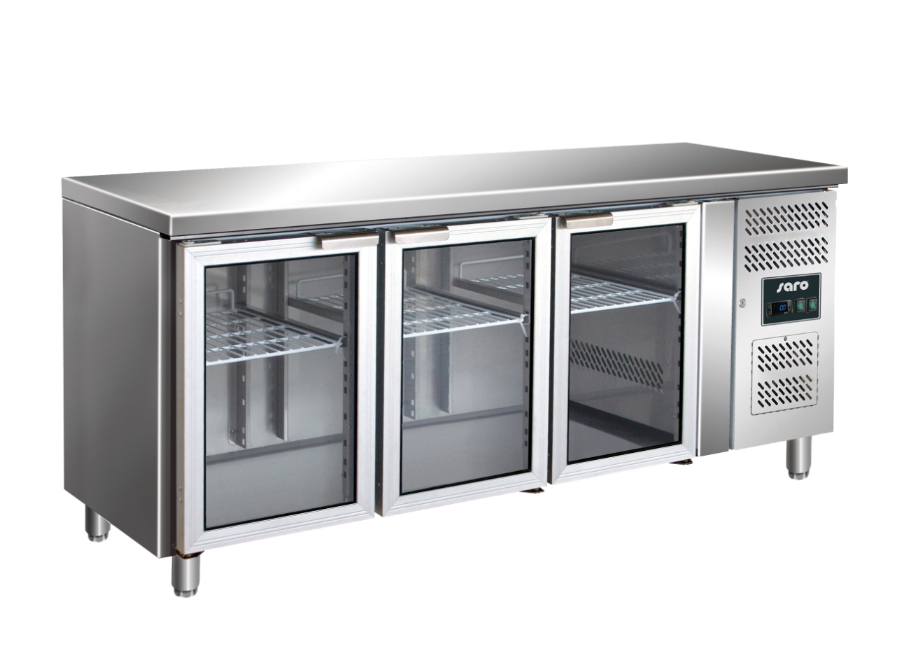 SARO Kühltisch mit Glastür Modell GN 3100 TNG