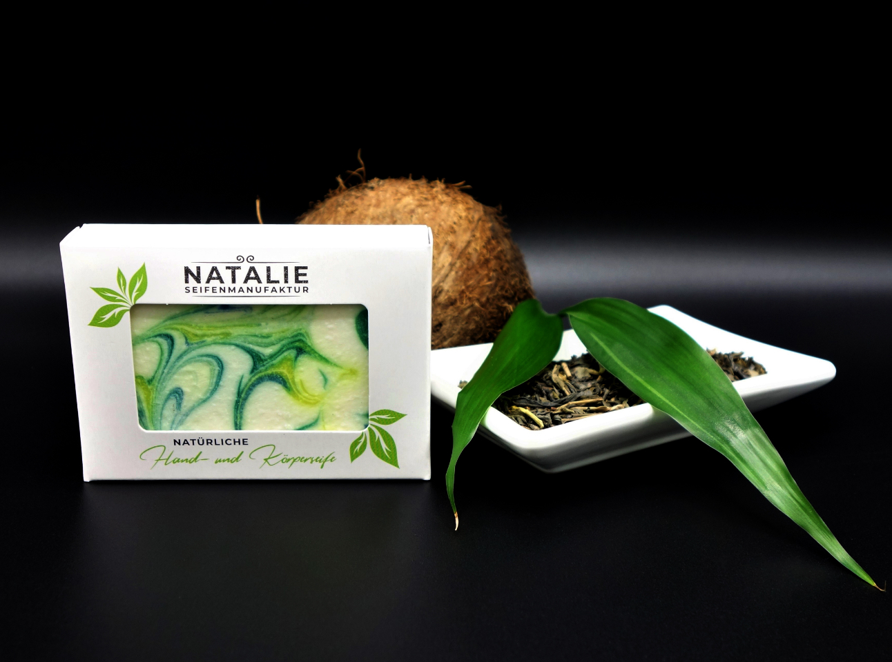 Hand- und Körperseife White Tea & Coconut Leaf
